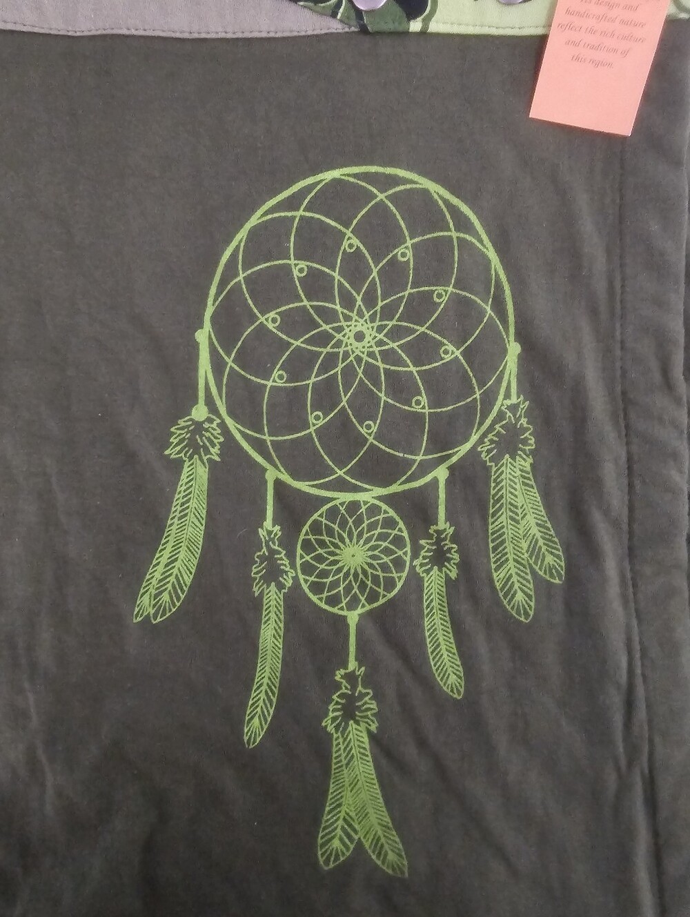 Kathmandu Imports Handmade Nepal Festival Mini Skirt Dreamcatcher Utility Pouch - Picture 4 of 15
